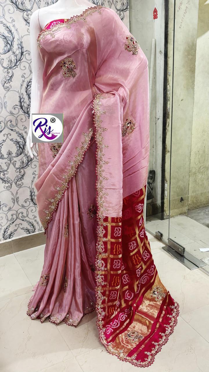 Pure Russian silk Saree