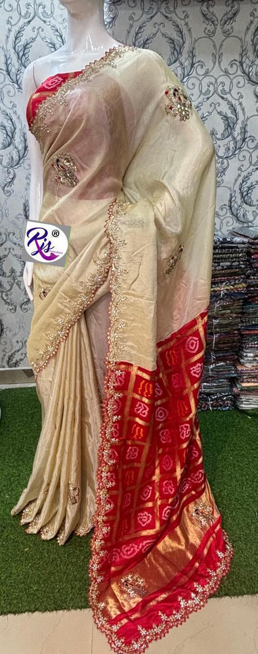 Pure Russian silk Saree